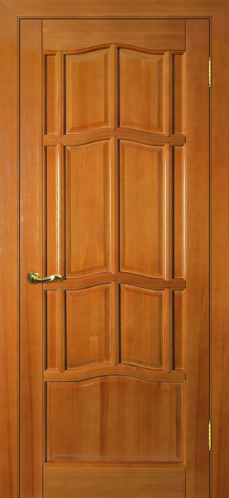 Двери из массива ДВЕРНАЯ БИРЖА Ампир ДГ глухое Тонированная сосна размер 200 х 60 см. артикул 00135