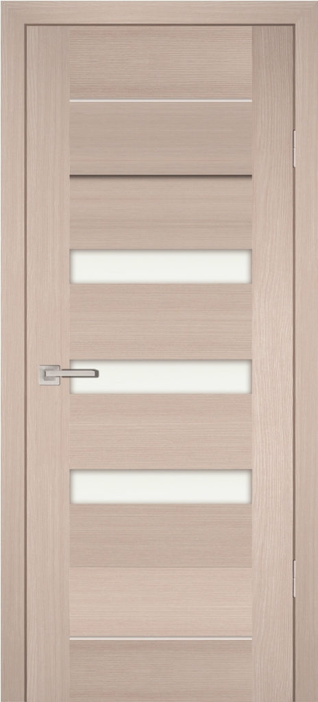 Двери ЭКОШПОН, ПВХ PROFILO PORTE PS-18 со стеклом Капучино Мелинга размер 200 х 60 см. артикул F0000047834
