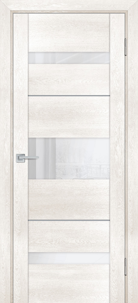 Двери ЭКОШПОН, ПВХ PROFILO PORTE PSN- 7 со стеклом Бъянка антико размер 200 х 60 см. артикул F0000054762