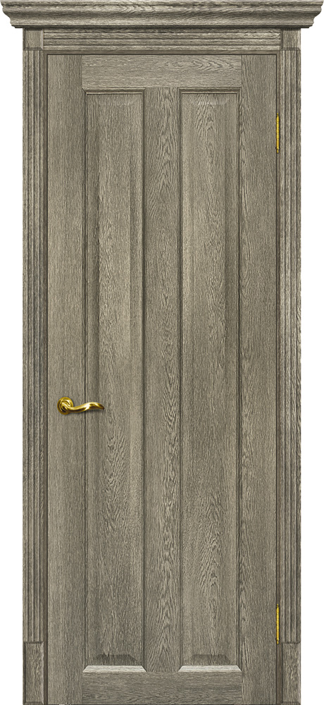 Двери ЭКОШПОН, ПВХ МАРИАМ Тоскана-5 глухое Гриджио размер 200 х 60 см. артикул F0000062205