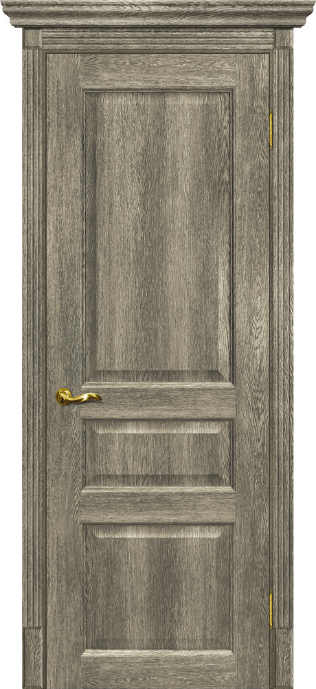Двери ЭКОШПОН, ПВХ МАРИАМ Тоскана-2 глухое Гриджио размер 190 х 55 см. артикул F0000062655
