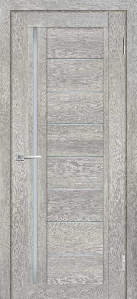 Двери ЭКОШПОН, ПВХ МАРИАМ ТЕХНО-801 со стеклом Чиаро гриджио размер 190 х 55 см. артикул F0000068852