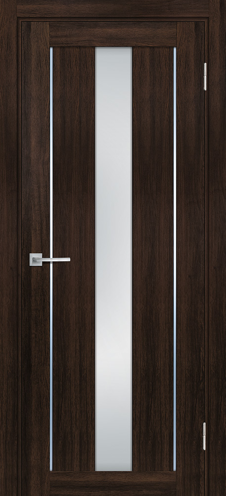 Двери ЭКОШПОН, ПВХ PROFILO PORTE PSL- 2 со стеклом Сан-ремо шоколад размер 200 х 60 см. артикул F0000071885