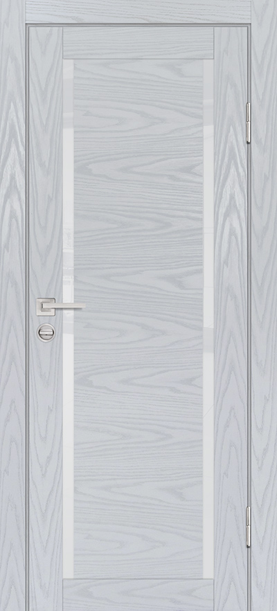Двери ЭКОШПОН, ПВХ PROFILO PORTE PSM-9 со стеклом Дуб скай серый размер 190 х 55 см. артикул F0000082661