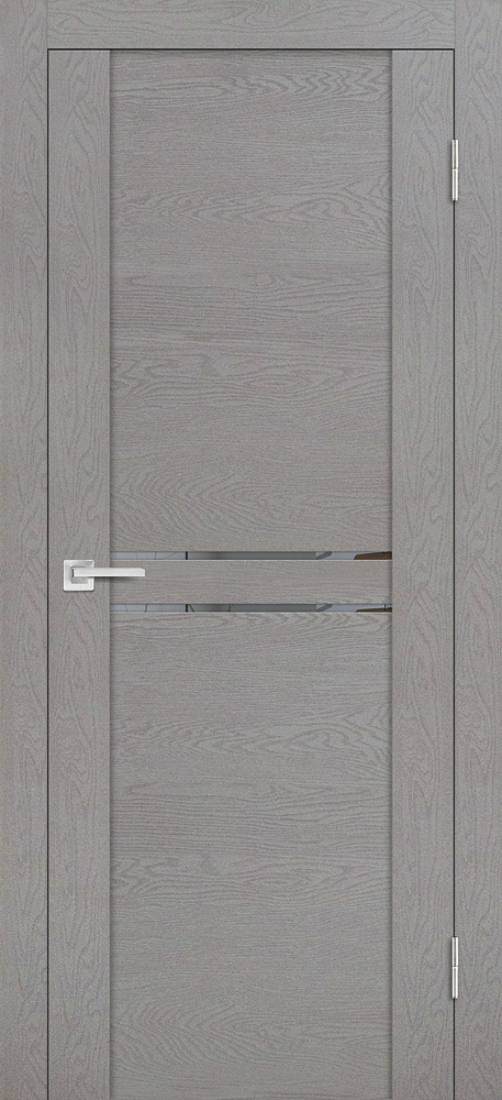 Двери ЭКОШПОН, ПВХ PROFILO PORTE PST-4 со стеклом серый ясень размер 190 х 55 см. артикул F0000090371