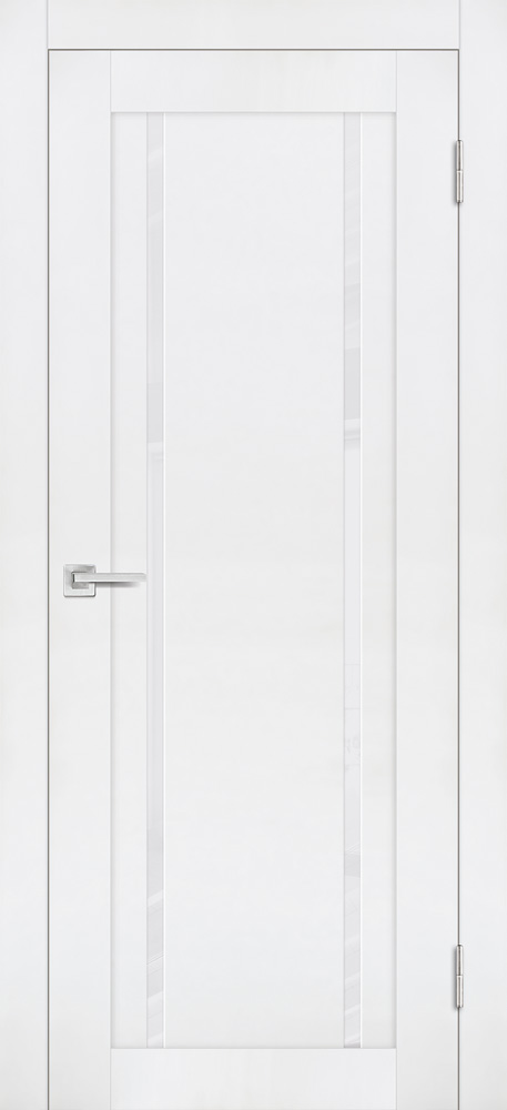 Двери ЭКОШПОН, ПВХ PROFILO PORTE PST-9 со стеклом белый бархат размер 190 х 55 см. артикул F0000090604