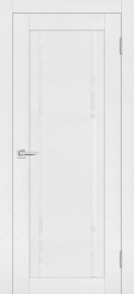 Двери ЭКОШПОН, ПВХ PROFILO PORTE PST-9 со стеклом белый ясень размер 190 х 55 см. артикул F0000090622