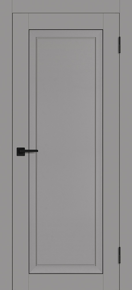 Двери ЭКОШПОН, ПВХ PROFILO PORTE PST-26 глухое серый бархат размер 190 х 60 см. артикул F0000091197