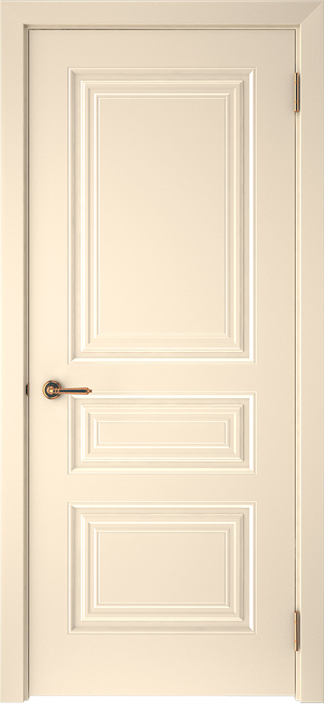 Двери крашеные (Эмаль) ТЕКОНА Смальта-44 глухое Ваниль ral размер 200 х 70 см. артикул F0000092819