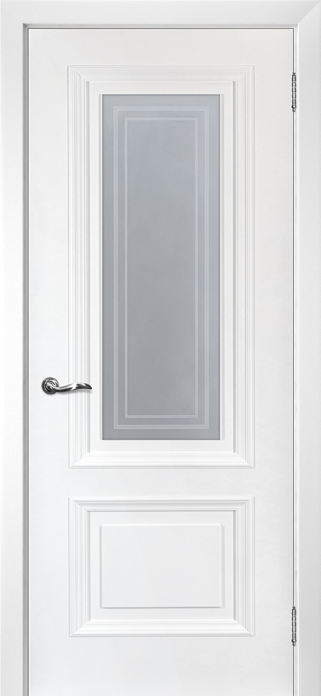 Двери крашеные (Эмаль) ТЕКОНА Смальта 102 со стеклом Сапфир размер 200 х 60 см. артикул F0000096291