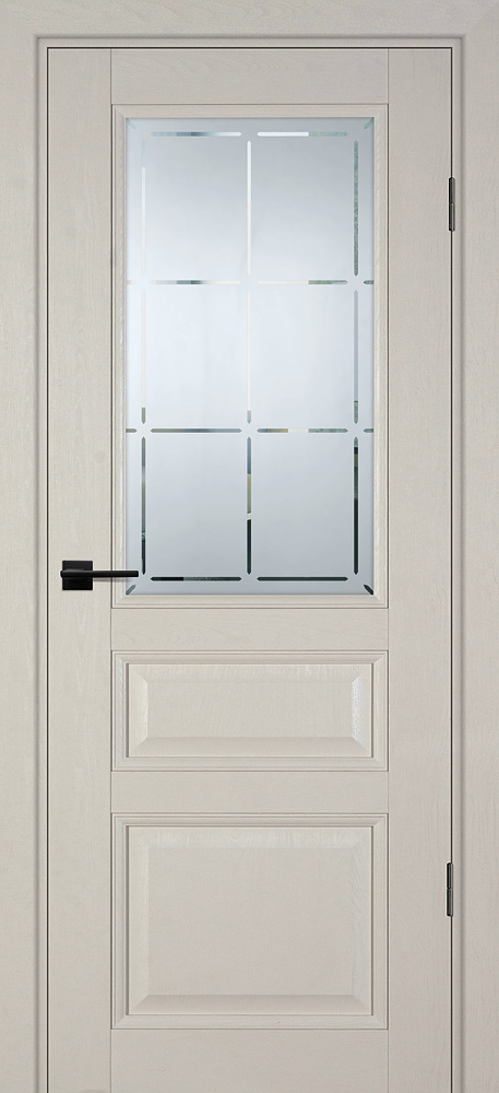 Двери ЭКОШПОН, ПВХ PROFILO PORTE PSU-39 со стеклом Бланжевое дерево размер 200 х 80 см. артикул F0000099474