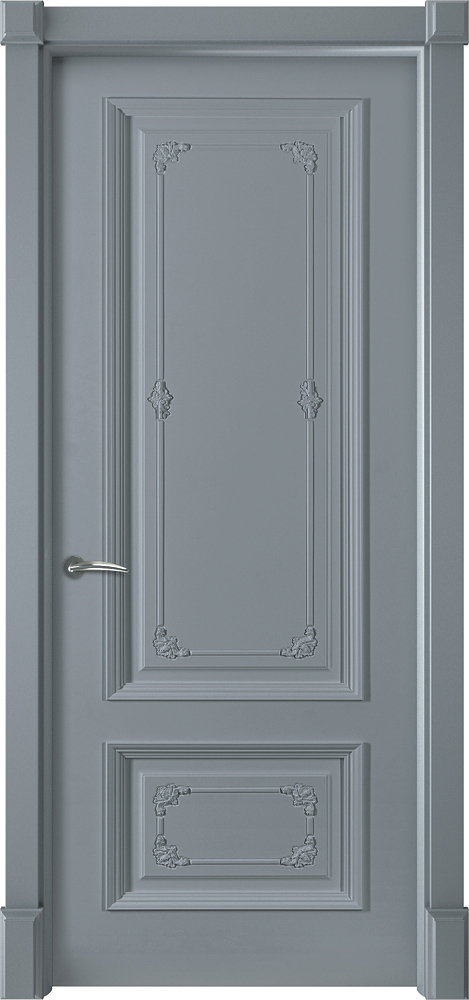 Двери крашеные (Эмаль) ТЕКОНА Смальта 20.2 глухое Графит ral 7015 размер 200 х 60 см. артикул F0000102315