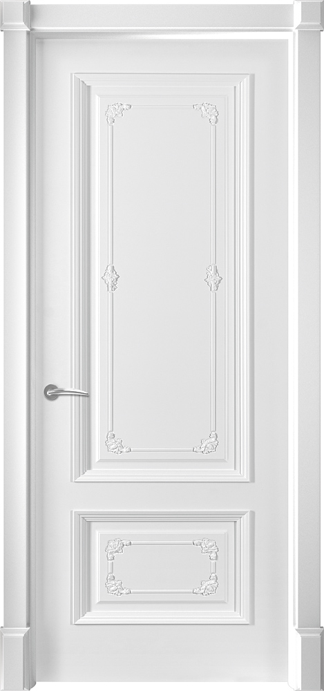 Двери крашеные (Эмаль) ТЕКОНА Смальта 20.2 глухое Белый ral 9003 размер 200 х 60 см. артикул F0000102347