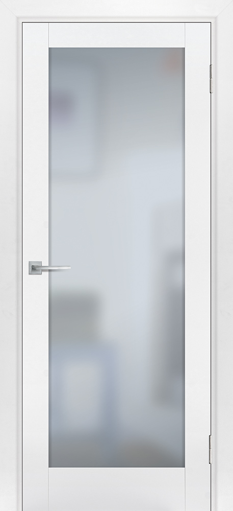 Двери ЭКОШПОН, ПВХ PROFILO PORTE PSE-25 со стеклом Белоснежный размер 200 х 80 см. артикул F0000102769