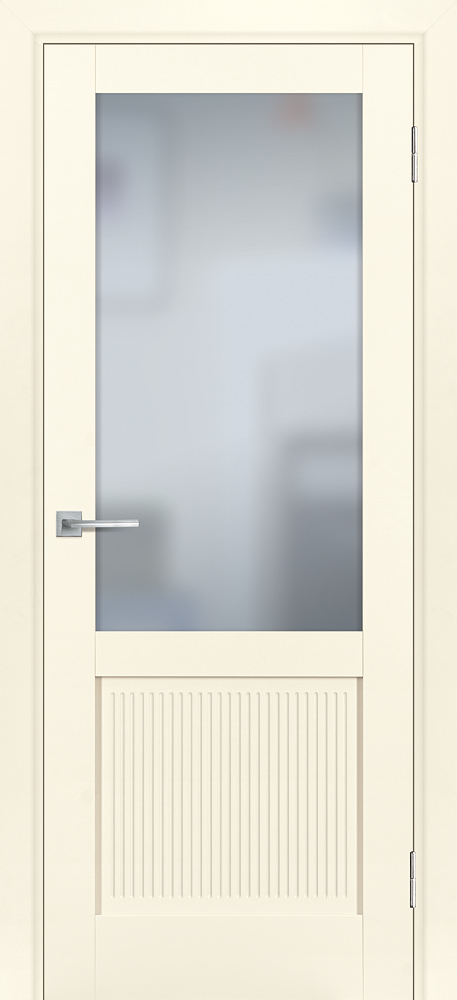 Двери ЭКОШПОН, ПВХ PROFILO PORTE PSE-27 со стеклом Магнолия размер 200 х 70 см. артикул F0000102802