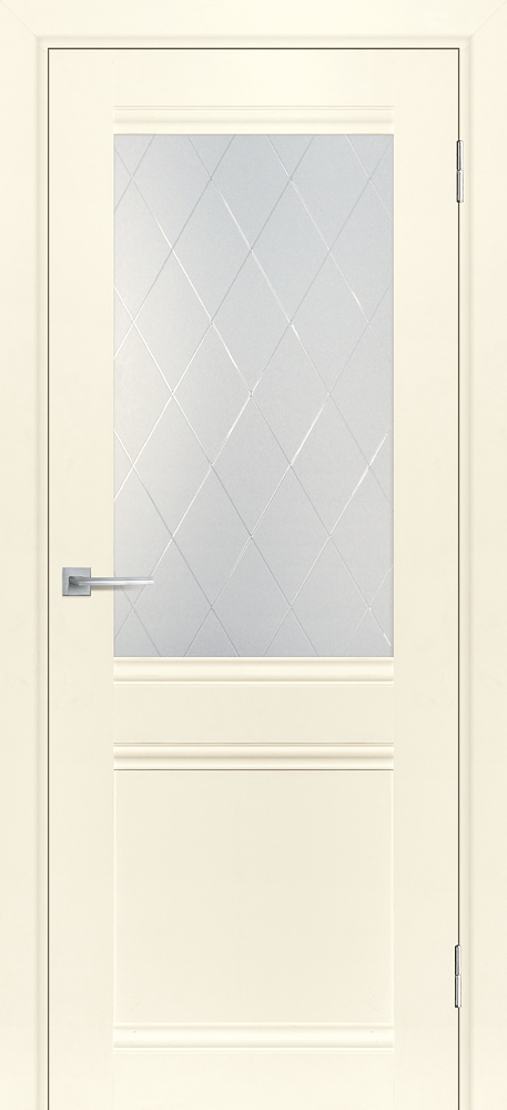 Двери ЭКОШПОН, ПВХ МАРИАМ ТЕХНО-702 со стеклом Магнолия размер 200 х 60 см. артикул F0000102906