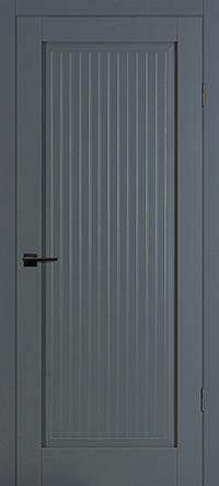 Двери ЭКОШПОН, ПВХ PROFILO PORTE PSC-56 глухое Графит размер 200 х 80 см. артикул F0000103369