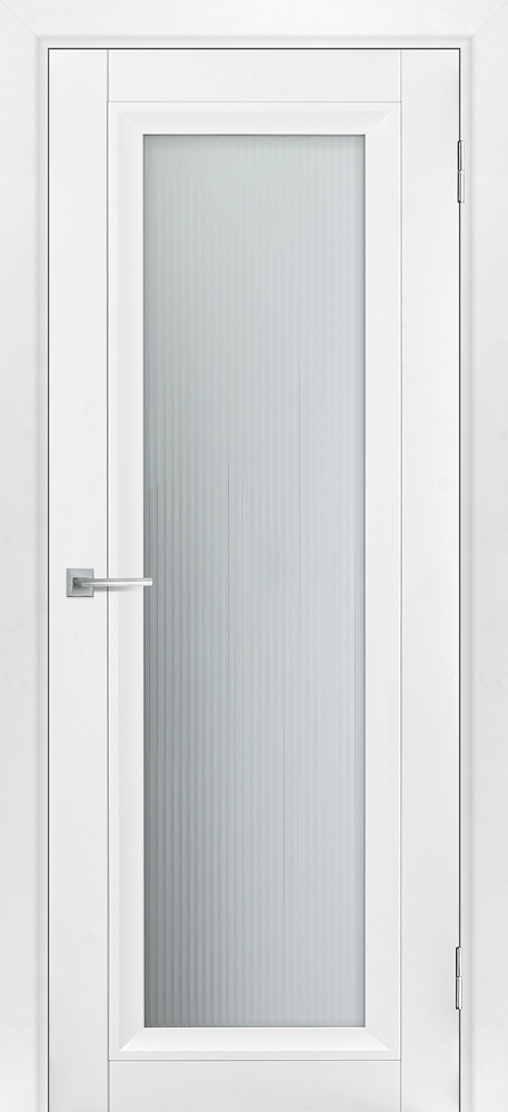 Двери ЭКОШПОН, ПВХ МАРИАМ ТЕХНО-711 со стеклом Белоснежный размер 200 х 60 см. артикул F0000104017