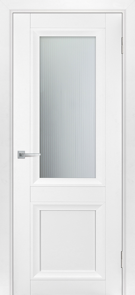 Двери ЭКОШПОН, ПВХ МАРИАМ ТЕХНО-713 со стеклом Белоснежный размер 200 х 90 см. артикул F0000104028