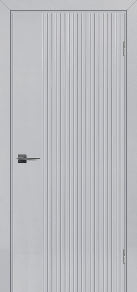 Двери крашеные (Эмаль) ТЕКОНА Smalta-Rif 201 глухое Светло-серый RAL 7047 размер 200 х 60 см. артикул F0000105616