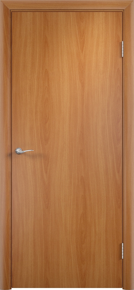 Двери для стройки VERDA ДПГ четверть 2014 в комплекте глухое Миланский орех