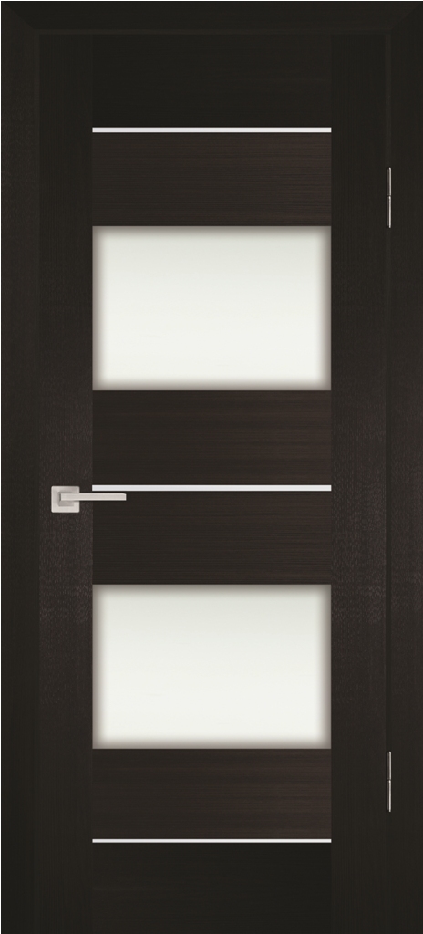 Двери ЭКОШПОН, ПВХ PROFILO PORTE PS-21 со стеклом Венге Мелинга размер 200 х 80 см. артикул F0000039580