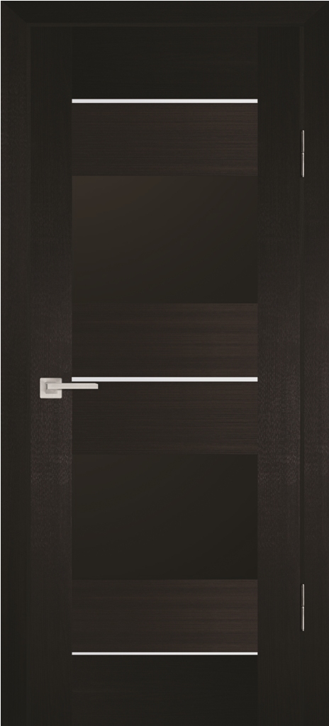 Двери ЭКОШПОН, ПВХ PROFILO PORTE PS-21 со стеклом Венге Мелинга размер 200 х 60 см. артикул F0000039804