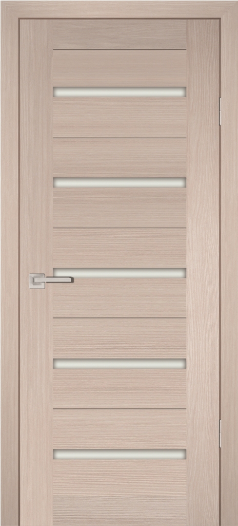 Двери ЭКОШПОН, ПВХ PROFILO PORTE PS-07 со стеклом Капучино Мелинга размер 200 х 60 см. артикул F0000039856