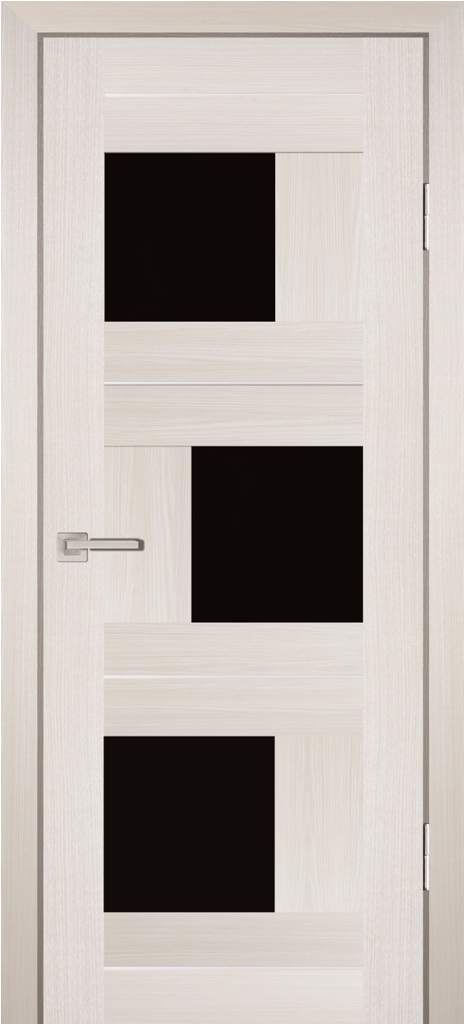 Двери ЭКОШПОН, ПВХ PROFILO PORTE PS-13 со стеклом ЭшВайт Мелинга размер 200 х 60 см. артикул F0000040089