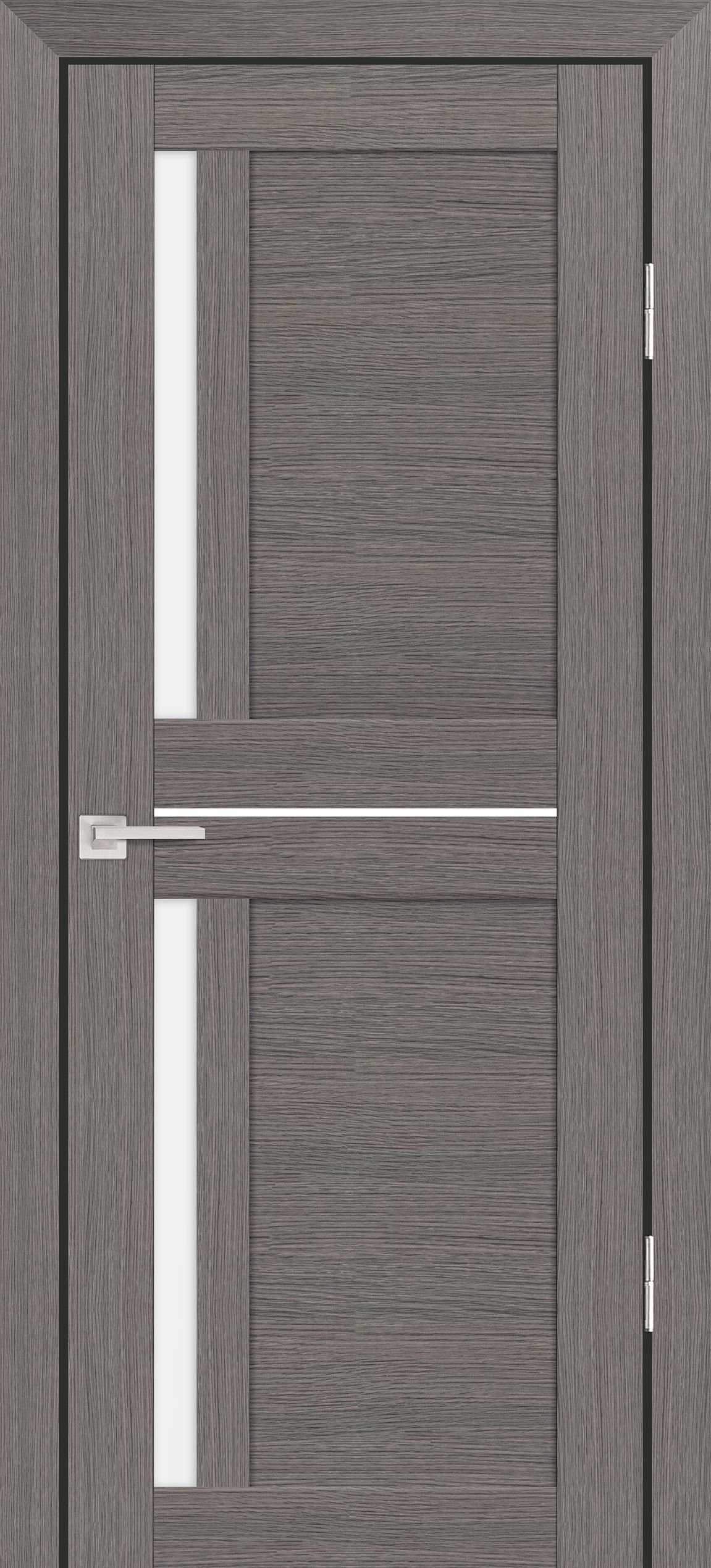 Двери ЭКОШПОН, ПВХ PROFILO PORTE PS-19 со стеклом Грей Мелинга