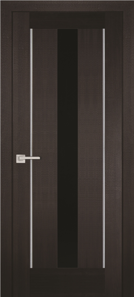 Двери ЭКОШПОН, ПВХ PROFILO PORTE PS-02 со стеклом Венге Мелинга
