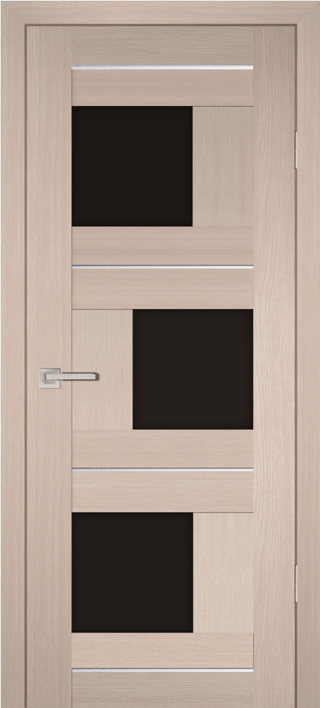 Двери ЭКОШПОН, ПВХ PROFILO PORTE PS-13 со стеклом Капучино Мелинга размер 200 х 60 см. артикул F0000040609