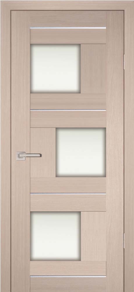 Двери ЭКОШПОН, ПВХ PROFILO PORTE PS-13 со стеклом Капучино Мелинга размер 200 х 60 см. артикул F0000040913