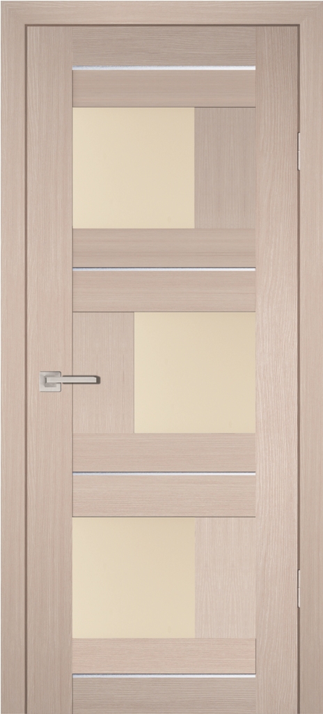 Двери ЭКОШПОН, ПВХ PROFILO PORTE PS-13 со стеклом Капучино Мелинга размер 190 х 55 см. артикул F0000043146