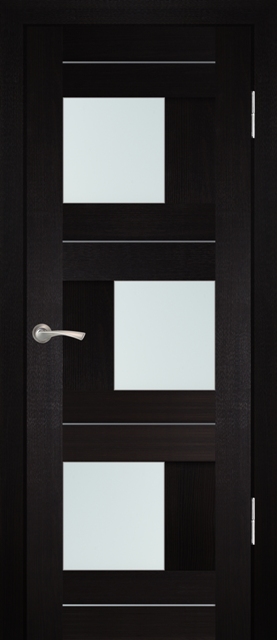 Двери ЭКОШПОН, ПВХ PROFILO PORTE PS-13 со стеклом Венге Мелинга