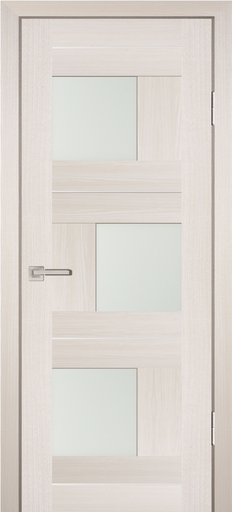 Двери ЭКОШПОН, ПВХ PROFILO PORTE PS-13 со стеклом ЭшВайт Мелинга размер 190 х 55 см. артикул F0000043306
