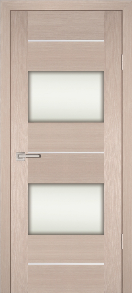 Двери ЭКОШПОН, ПВХ PROFILO PORTE PS-21 со стеклом Капучино Мелинга размер 190 х 55 см. артикул F0000043350