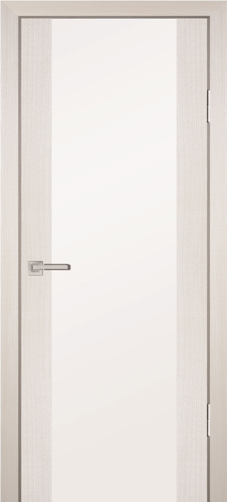 Двери ЭКОШПОН, ПВХ PROFILO PORTE PS-24 со стеклом ЭшВайт Мелинга