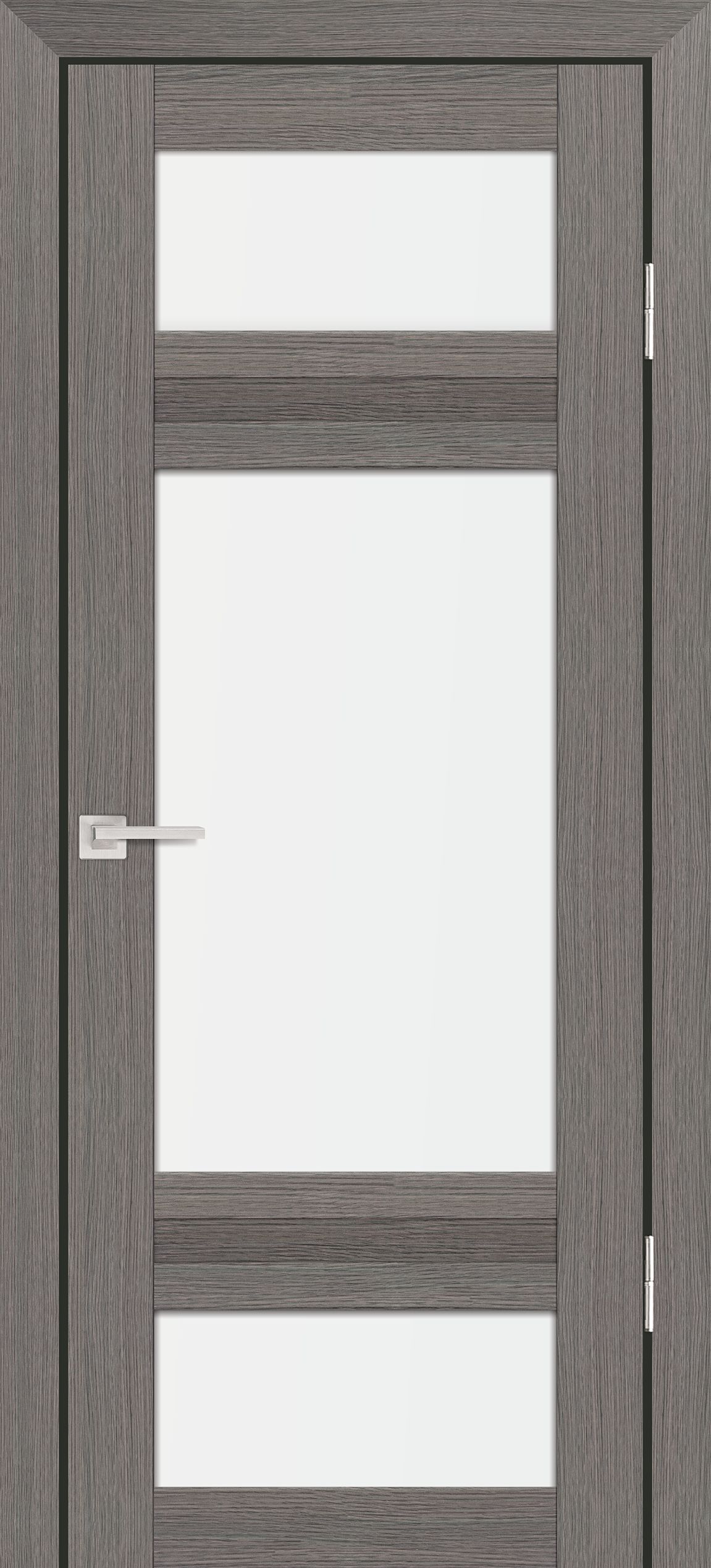 Двери ЭКОШПОН, ПВХ PROFILO PORTE PS-06 со стеклом Грей Мелинга
