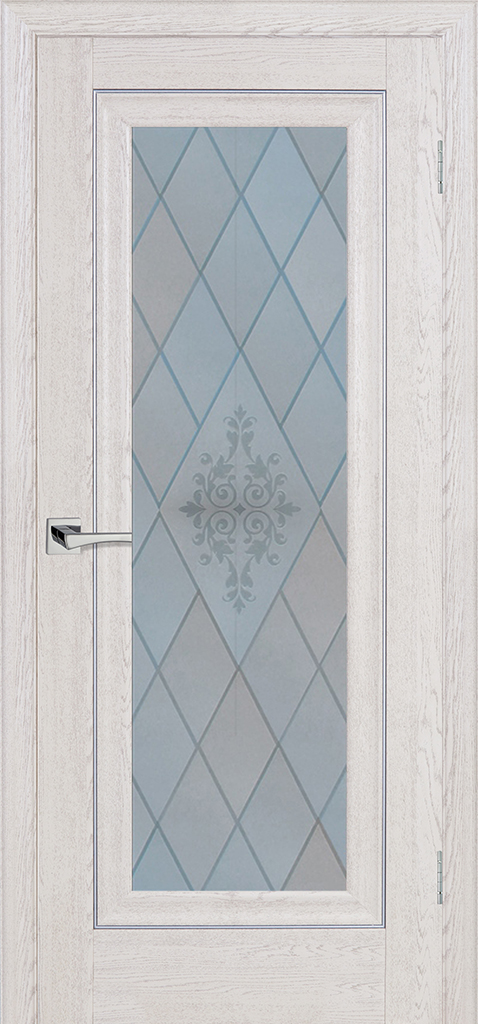 Двери ЭКОШПОН, ПВХ PROFILO PORTE PSB-25 со стеклом Дуб Гарвард кремовый