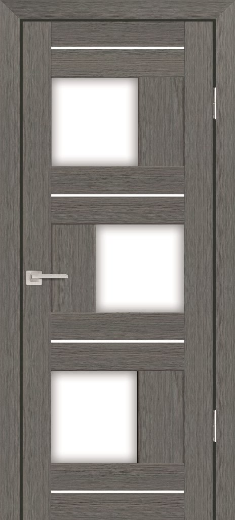 Двери ЭКОШПОН, ПВХ PROFILO PORTE PS-13 со стеклом Грей Мелинга