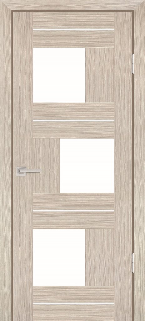 Двери ЭКОШПОН, ПВХ PROFILO PORTE PS-13 со стеклом Капучино Мелинга размер 200 х 60 см. артикул F0000047105