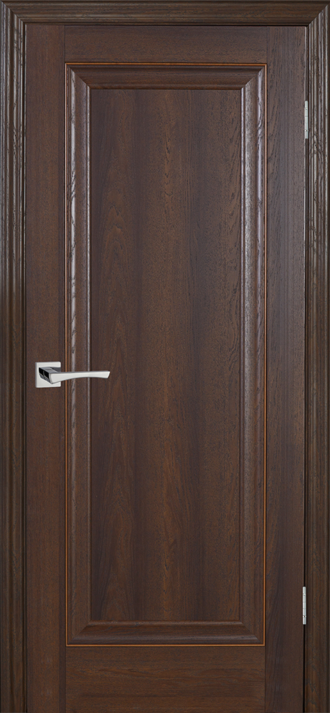 Двери ЭКОШПОН, ПВХ PROFILO PORTE PSB-26 глухое Дуб Оксфорд темный размер 190 х 55 см. артикул F0000047111