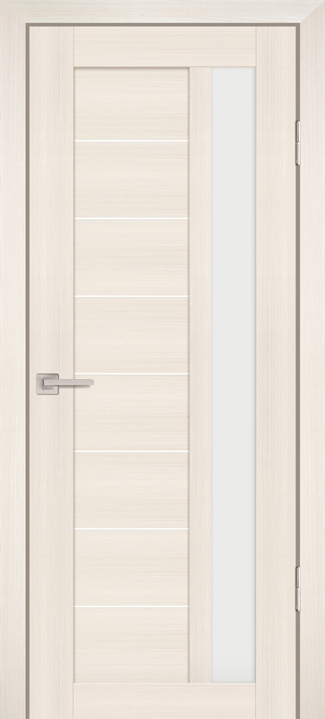 Двери ЭКОШПОН, ПВХ PROFILO PORTE PS-40 со стеклом Перламутровый дуб размер 200 х 60 см. артикул F0000047150