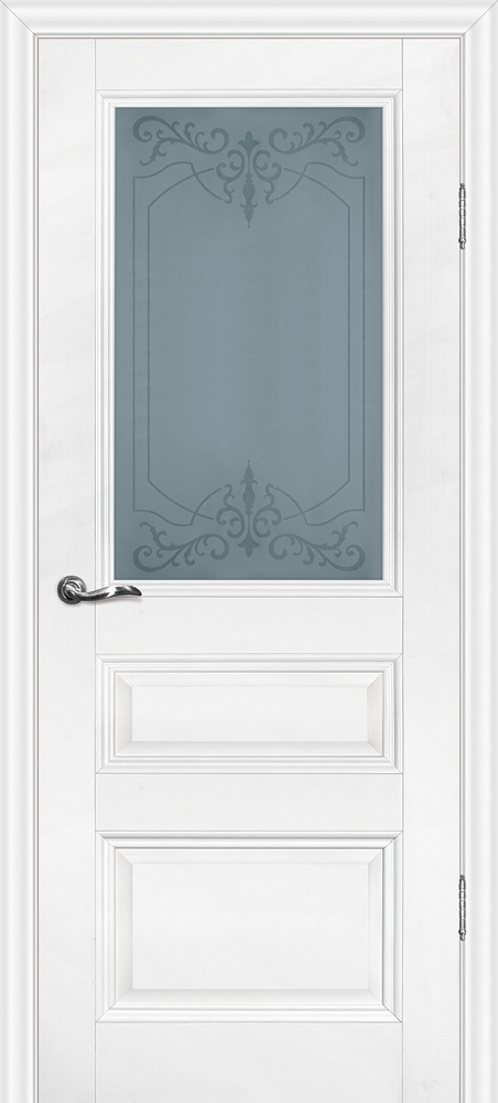 Двери ЭКОШПОН, ПВХ PROFILO PORTE PSC-29 со стеклом Белый