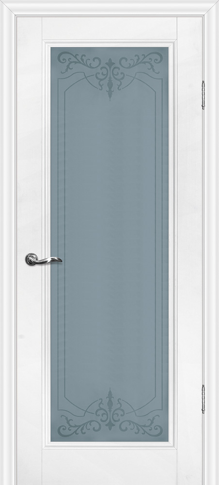 Двери ЭКОШПОН, ПВХ PROFILO PORTE PSC-25 со стеклом Белый