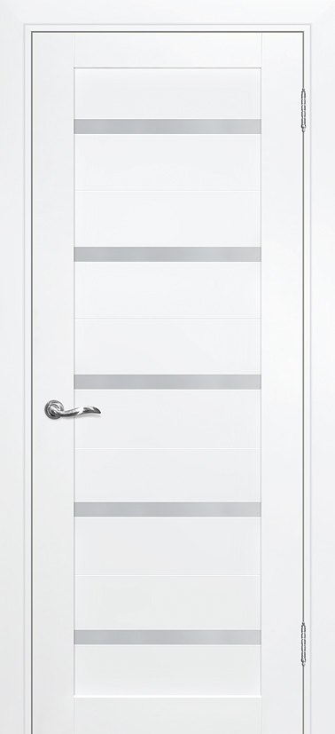 Двери ЭКОШПОН, ПВХ PROFILO PORTE PSC-7 со стеклом Белый