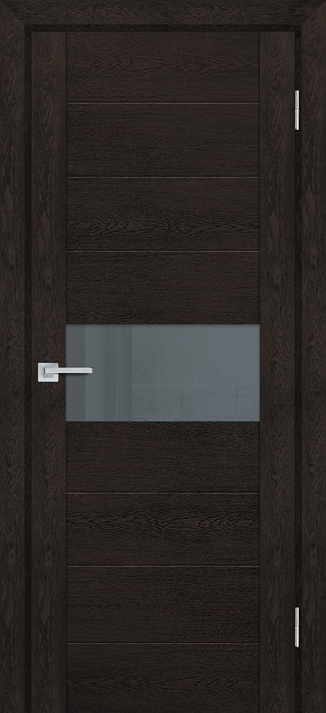 Двери ЭКОШПОН, ПВХ PROFILO PORTE PSN- 5 со стеклом Фреско антико размер 200 х 60 см. артикул F0000054636