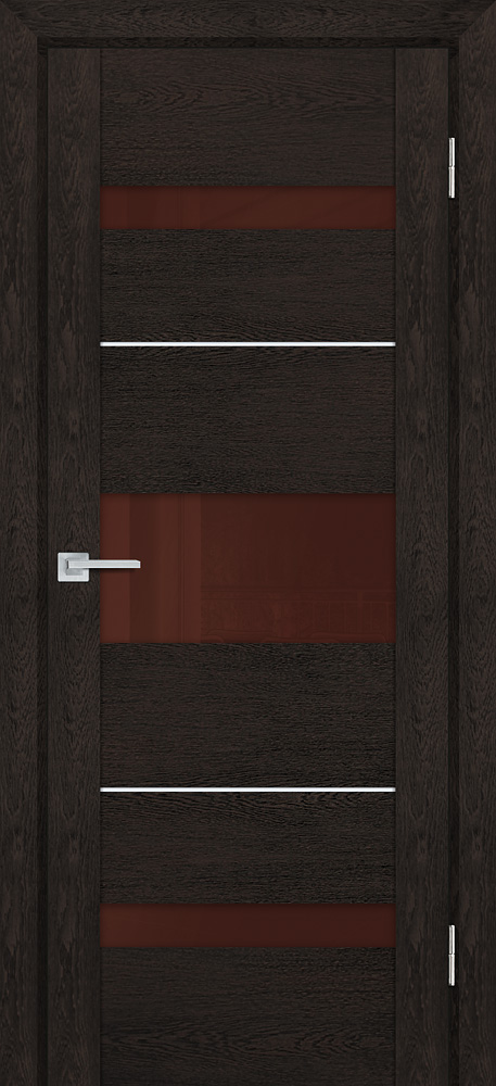 Двери ЭКОШПОН, ПВХ PROFILO PORTE PSN- 7 со стеклом Фреско антико размер 200 х 60 см. артикул F0000054853