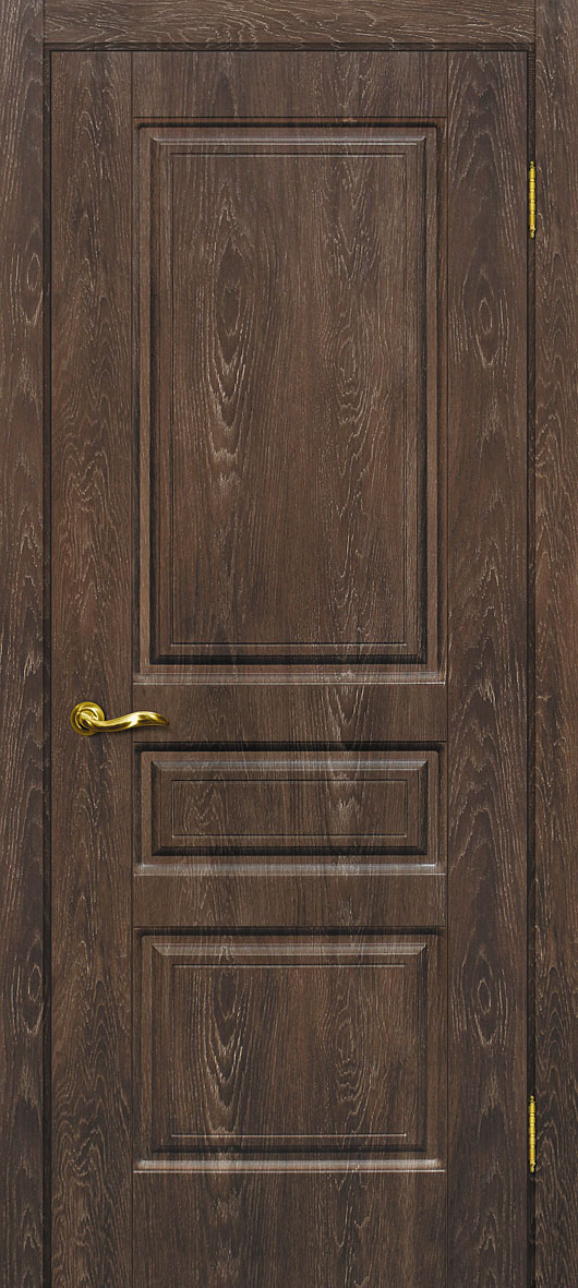 Двери ЭКОШПОН, ПВХ МАРИАМ Версаль-2 глухое Дуб корица размер 190 х 55 см. артикул F0000056048